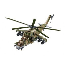 Sluban Model Bricks Bojový vrtulník MI-24S